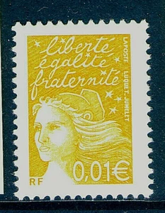 TIMBRE N° 3443 SANS BANDE DE PHOSPHORE NEUF XX - MARIANNE DE LUQUET - 0.01 € - Imagen 1 de 1