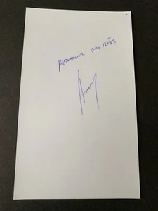 JEAN-MICHEL DUBERNARD Arzt Transplantation signed 2 Fotos 9x14  Autogramm - Bild 1 von 4