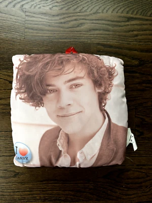 1D Harry Styles Official Licensed 2012 Pillow 10x10 - Image 1 of 2