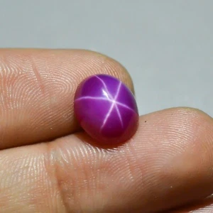 Lab Created Pink Star Ruby July Birthstone For Making Ring - Picture 1 of 3