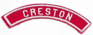 Creston Red and White Strip RWS North Carolina NC Boy Scout Community Strip - Picture 1 of 1