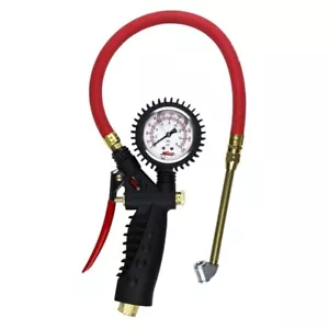 Milton S576A Pro Analog Tire Inflator/Pressure Pistol Grip Gauge, 15" Hose - Picture 1 of 1