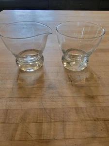 MCM Eva Zeisel clear sugar / creamer glass dishware - Picture 1 of 6
