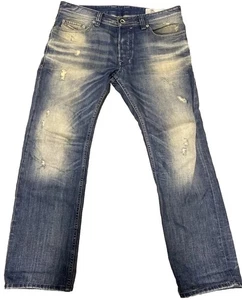 DIESEL Safado 0857M Men's Regular Slim Straight Jeans W31 L32 - 29” Hem - Picture 1 of 9