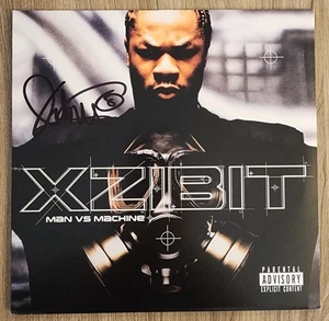 XZIBIT Signed Man Vs Machine Vinyl Record Hip Hop Rap LEGEND RAD - Picture 1 of 3