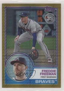 2018 Topps Silver Pack 1983 diseño cromo actualización serie oro/50 Freddie Freeman - Imagen 1 de 3