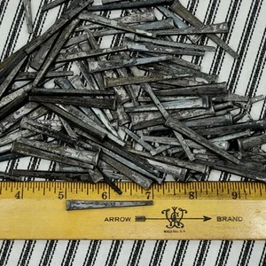 Antique Square Cut Nails (2") Iron Steel (100ct.) - New Old Stock Nails (NOS) - Picture 1 of 8
