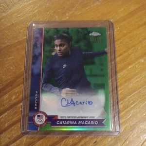 2024 Chrome US Olympic & Paralympic Team and Hopefuls /99 Catarina Macario Auto - Bild 1 von 4
