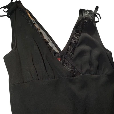 Ruby Rox  Formal Party Dress Sleeveless V Neck Long Black Prom Juniors Medium - Image 1 of 4