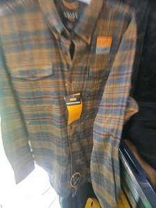 NEU MIT ETIKETT HERREN MEDIUM ARIAT REBAR DURASTRETCH LS FLANELL ARBEIT FREIZEIT HEMD - Bild 1 von 6