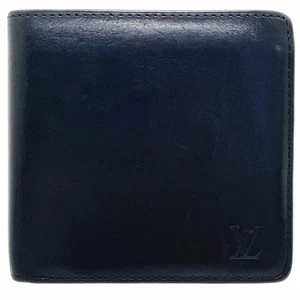 Louis Vuitton Geldbörse Nomad Portefeuille Marco Noir Calf M85016 Schwarz Schwarz Leder - Bild 1 von 9