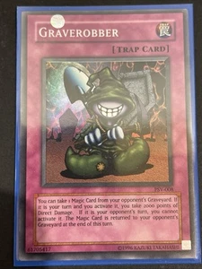 Yu-Gi-Oh! SUPER RARA HOLO CARD GRAVEROBBER PSV-008 1996 STAMPA D'EPOCA VLP - Foto 1 di 5