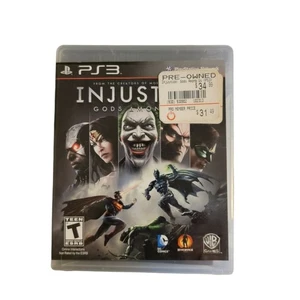 Injustice Gods Among Us Sony Playstation 3 Video Game And Manual - Picture 1 of 4