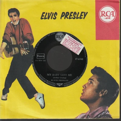 ♫ 7" 1956 / 1961 Elvis Presley MY BABY LEFT ME / I Want RCA s7 MUSTER SAMPLE EX♫ - Bild 1 von 2