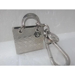 Rare Excellent Condition Dior Christian Dior Lady Dior Charm Silver - Picture 1 of 6