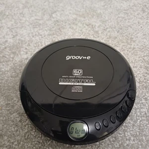 Groov-e GVPS110 Lettore CD compatto portatile serie retrò solo dispositivo nero - Foto 1 di 9