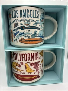 Los Angeles & California - Starbucks Been There Series 14 ounce Coffee Mug Cup - Picture 1 of 15