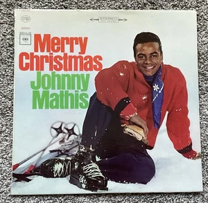 Johnny Mathis - Merry Christmas Vinyl Lp Columbia CS 8021 - Picture 1 of 7