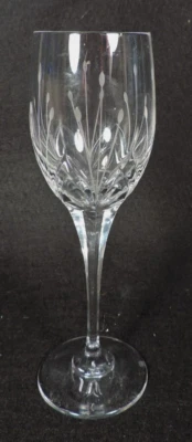 COPA DE VINO MIKASA CRISTAL PETIT POINT ÚNICA (8 1/4") IMPECABLE Foto 1 de 3