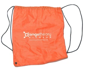 Orange Theory Fitness Drawstring Bag Orangetheory Small Sized Square Shape - Picture 1 of 7