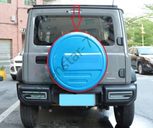 Blue Spare Tire Cover fits for Suzuki Jimny JB64 JB74 2019-2025 Rear Tyre Cover - Picture 1 of 6