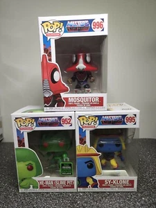 He-Man MOTU Funko Pop! Lot of 3 #952,#996,#995 Convention Limited Exclusive - Picture 1 of 7
