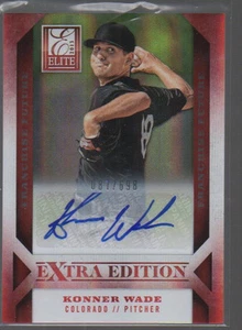 KONNER WADE 2013 ELITE EXTRA EDITION FRANCHISE FUTURE AUTO CARD #45 /698 - Picture 1 of 1