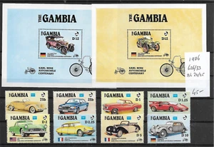 GAMBIA @ 1986 AMERIPEX Cars Autos MNH NICE PRICED @ Afr.600 - Picture 1 of 1