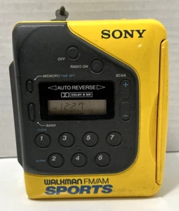 Sony Walkman Sports WM-F2078 Radio Cassette Tape Player FM/AM Radio EUC Tested - Picture 1 of 12