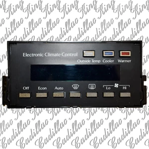 89 - 93 Cadillac DeVille Fleetwood FWD Climate Control 1990 FWD ORIGINAL USED - Picture 1 of 19