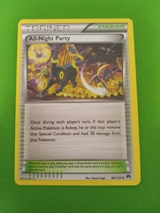 All-Night Party 96/122 Trainer w/ Umbreon XY BREAKPoint Pokemon Card - Picture 1 of 2