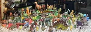 Mixed Lot Of 100+ Toy Dinosaurs Various Sizes Brands Species And Materials ⭐️ - Picture 1 of 12