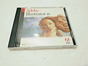 ADOBE ILLUSTRATOR 10 UPGRADE FOR MACINTOSH SOFTWARE CD WORKS PERFECTLY + SERIAL - Picture 1 of 2
