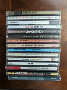 Soul CD Lot 15 Cooke Pickett O'Jays J.B. Jacksons Turner Hawkins Charles Green - Picture 1 of 5