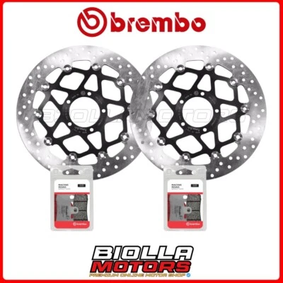 KIT PASTIGLIE + DISCHI BREMBO DUCATI HYPERSTRADA 821 2015 ANTERIORE [SR - Flotta - Imagem 1 de 4