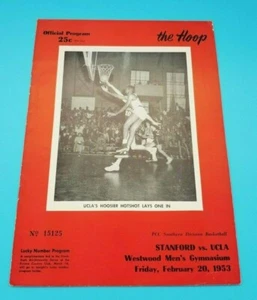 UCLA vs STANFORD - PROGRAMMA BASKET UNIVERSITARIO - 1952 1953 - Foto 1 di 3