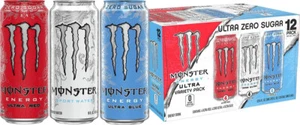 Monster Energy Ultra 3 Flavor Variety Pack, Energy Drink 16 Ounce (Pack of 12) - Picture 1 of 7