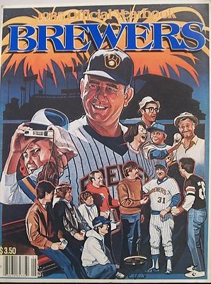 Milwaukee Brewers 1985 Official MLB Baseball Vintage Yearbook Program Magazine - Image 1 of 4