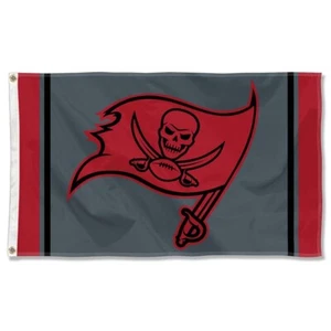 Tampa Bay Buccaneers Football 3x5 ft Black Sideline Flag - Ideal NFL Gift Banner - Picture 1 of 1