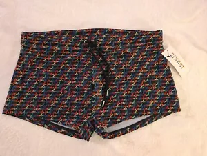 New 2(X)IST 2XIST Men's Pride Cabo Swim Trunk Swimwear Pride Print Rainbow XL - Picture 1 of 10