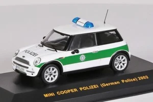 Mini Cooper Police (German Police) 2002 IXO 1:43 NUOVO IMBALLO ORIGINALE MOC057 - Foto 1 di 4