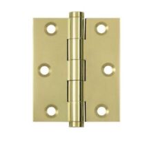 Deltana DSB3025 Solid Brass Screen Door Hinge Pair  3 x 2-1/2  5 Finishes