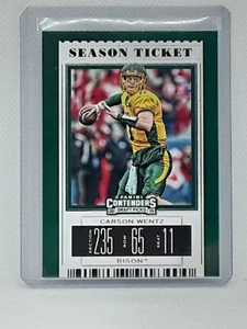 Carson Wentz 2019 Contenders Draft Picks - #21 - North Dakota State Bison - Picture 1 of 2