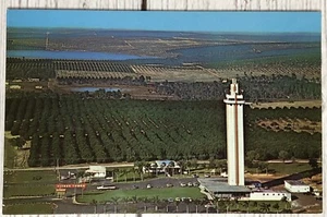 Clermont Florida Citrus Observation Tower FL Aerial View Postcard - Picture 1 of 2