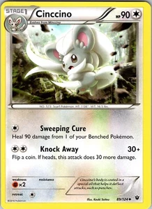 Pokemon TCG Cinccino XY Fates Collide 89/124 Regular Uncommon Card NM - Picture 1 of 2
