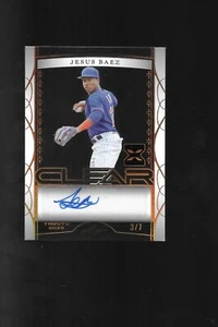 2022 LEAF TRINITY BASEBALL JESUS BAEZ ACETATO TRASPARENTE ORO SPECTRUM AUTO/7 XRC - Foto 1 di 2