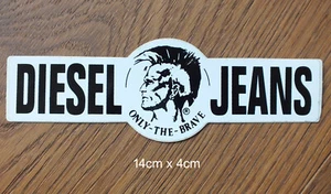 Sticker Aufkleber Diesel Jeans Only the Brave 80er Jahre - Picture 1 of 1