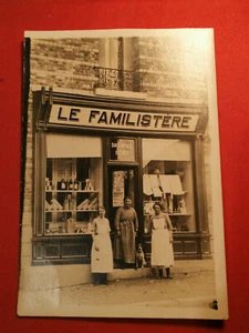 PHOTO CARTE 80 ALBERT - droguerie ou épicerie LE FAMILISTERE Succursale N°387 - Foto 1 di 2