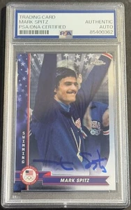 Mark Spitz Signed Auto 2024 Topps Chrome Olympic Swimming Card PSA/DNA Slabbed - Picture 1 of 2