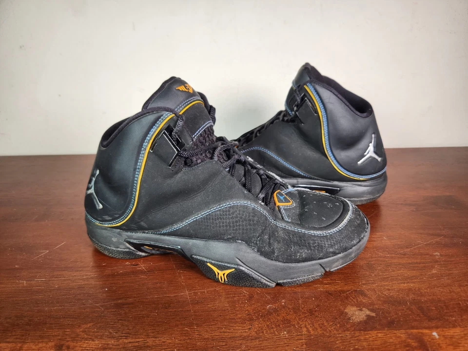 Jordan Melo M4 Black Air Mens Size 10  Carmelo Anthony Signature Logo 317154-001 - Image 1 of 4